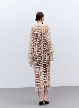 Túnica Macrame Off-White