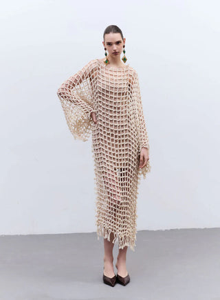Túnica Macrame Off-White