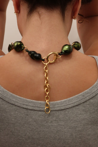Colar Amassado Preto