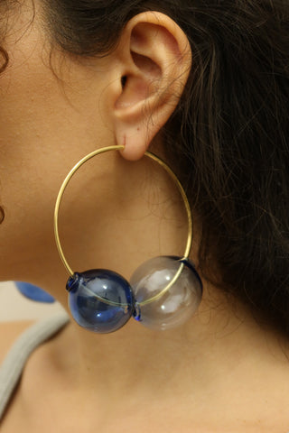 Brinco Double Bubble Azul