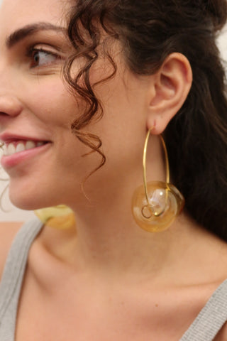 Brinco Bolhona Amarelo