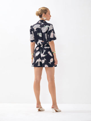 Short Elástico Algodão Egeu