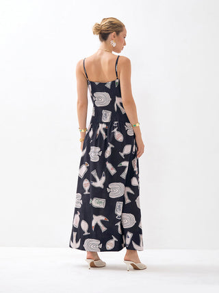 Vestido Arco Babado Alcinha Egeu