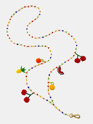 Cordinha Frutas Fio Perolado Longa