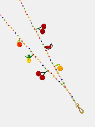 Cordinha Frutas Fio Perolado Longa