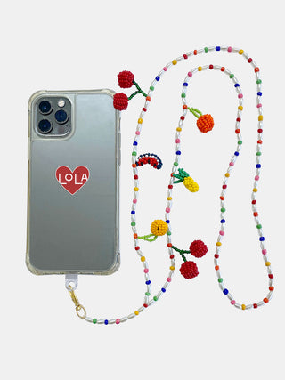 Cordinha Frutas Fio Perolado Longa