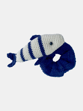 Scrunchie Peixe Azul