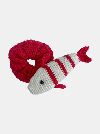 Scrunchie Peixe Vermelho