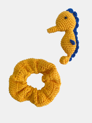 Scrunchie Cavalo Marinho