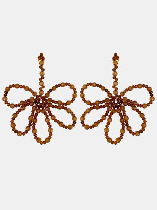 Brinco Maxi Flor de Arame