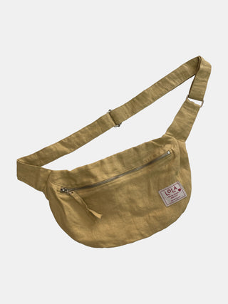 Bolsa Crossbody Linho Bege