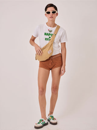 Bolsa Crossbody Linho Bege