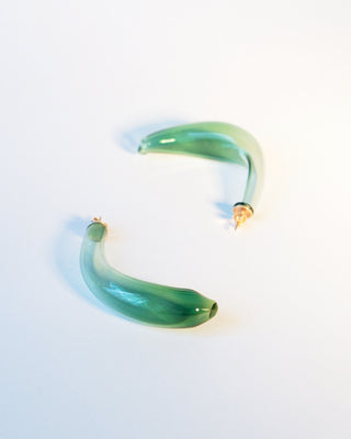 Argola Sopro verde água