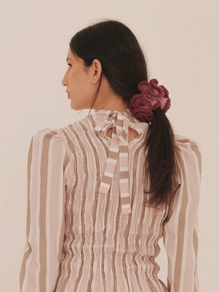 Blusa Colmeia Manga Longa Napolitano