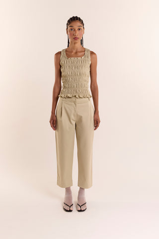 Calça Baguete Alfaiataria Latte