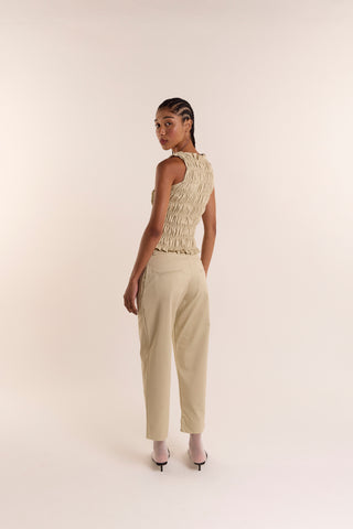 Calça Baguete Alfaiataria Latte