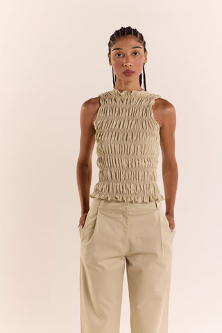 Calça Baguete Alfaiataria Latte