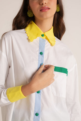 CAMISA WAVY COLORBLOCK