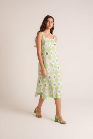 VESTIDO LINE CALEIDOSCOPIO AMAZONICO