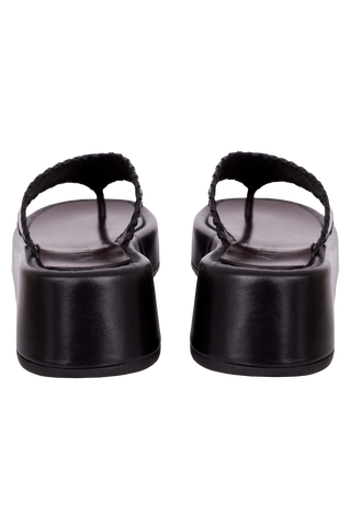 Flatform Alinhavo Preto