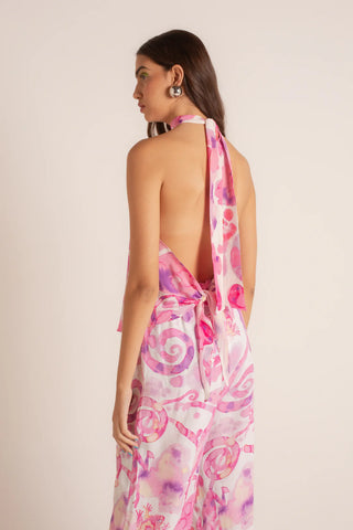 TOP LENÇO FAUNA TIE-DYE