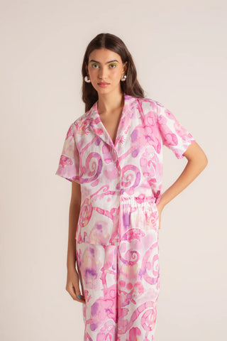 CAMISA MAUI FAUNA TIE-DYE