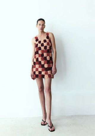 Mini vestido fuxico