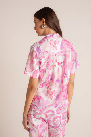 CAMISA MAUI FAUNA TIE-DYE
