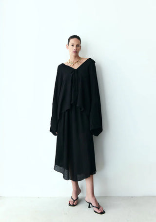 Kimono arrozal preto