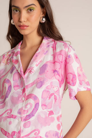 CAMISA MAUI FAUNA TIE-DYE