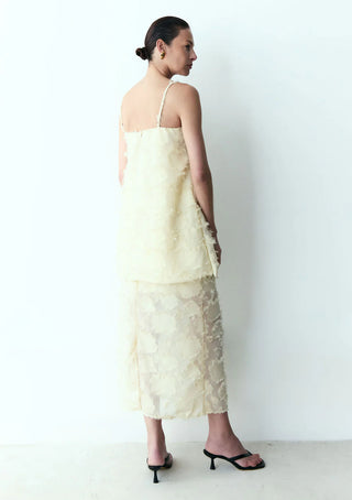 Saia midi fiore