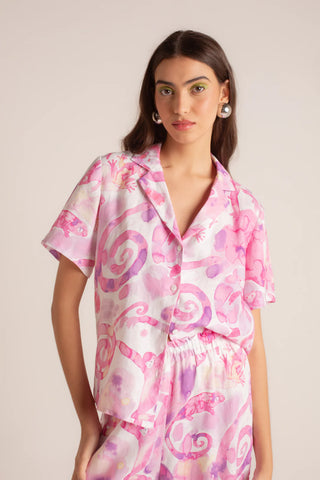 CAMISA MAUI FAUNA TIE-DYE