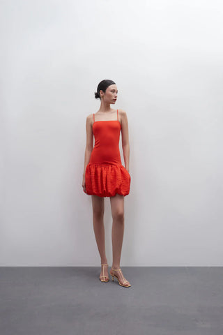 Vestido balonê alça