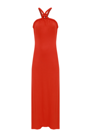 Vestido Cana II Tricot Scarlet