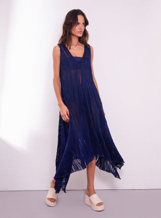 Vestido Duna Marinho